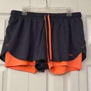 Champion Duodry+ Peach and Gray Shorts